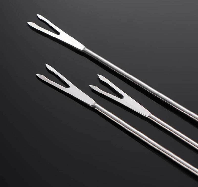 Stainless Steel Fondue Forks,Chocolate Dipping Fork with Heat Resistant Handle,for Chocolate Fountain Cheese Fondue,12 PCS - NewNest Australia