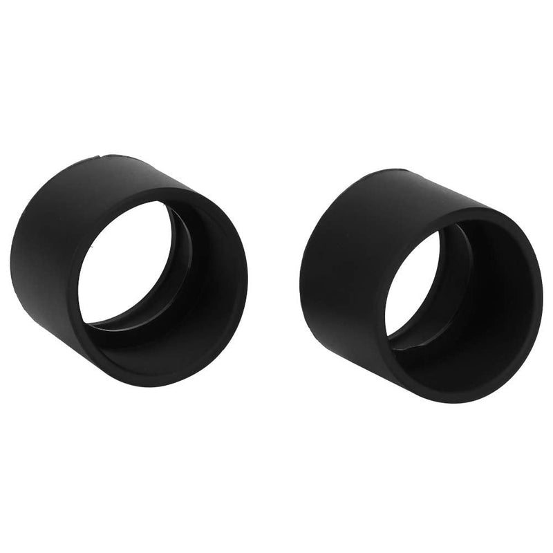 2PCS Eyepiece Cover Eyepiece Guard Soft Rubber 36mm Stereo Microscope Accessory for 32-36mm Stereo Microscope(Oblique Angle) - NewNest Australia