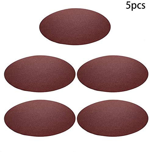 Yinpecly PSA Sanding Discs 100 Grit Self Stick 12 Inch Aluminum Oxide Sandpaper for Wood Metal Auto Dry Polishing 5PCS - NewNest Australia