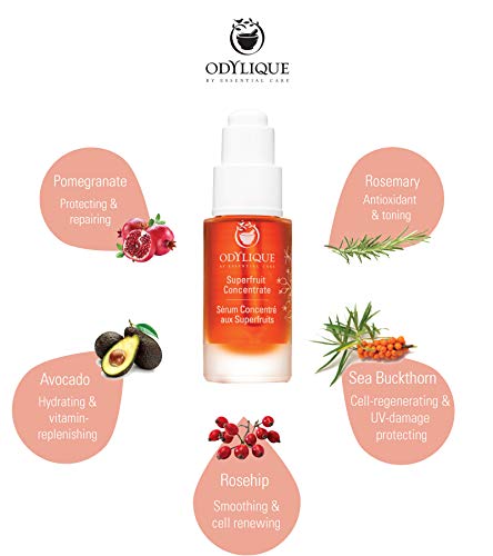 Odylique - Face Oil Organic 30ml – Superfruit Concentrate - Rich In Vitamin C – Face Serum For Dry Skin - NewNest Australia