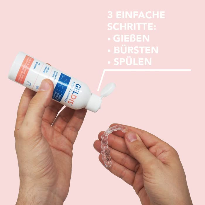 Geldis Daily Cleanser - Braces Cleaner, Denture Cleaner, Dental Splint Cleaning, Daily Cleaning Gel For The Hygiene Of - Transparent Masks, Braces (100 Ml - 1 Piece) 100 Ml - 1 Piece - NewNest Australia