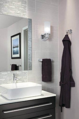 Moen CSI YB0424CH Align 24 in. Modern Single Towel Bar, 23.98 x 2.28 x 3.31 inches, Chrome - NewNest Australia