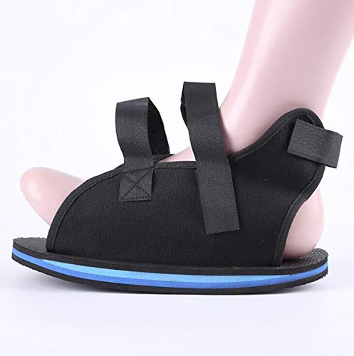 Surgical Plastered Shoes with Adjustable Strap, Medical Open Toe Plaster Cast Shoes Broken Foot Rehabilitation Shoes Post-Op Foot Fracture Recovery Slippers Surgery Recovery Gypsum Shoes Protector M 27CM - NewNest Australia