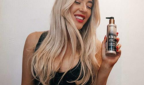 Sienna X Ultra Dark Q10 Tinted Self Tan Lotion 200ml. Vegan Fake Tan Lotion For A Flawless, Streak Free Finish. Enriched With Shea Butter, Q10 and Aloe Vera. Gradual Cream For Long Lasting Glow - NewNest Australia