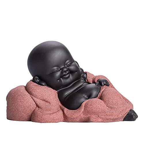 NewNest Australia - Kingzhuo A Collection of Cutie 3 Buddhas Lovely 3 Style Smiling Buddha Laughing Buddha Statue Great Details Giftable Make You Happy 