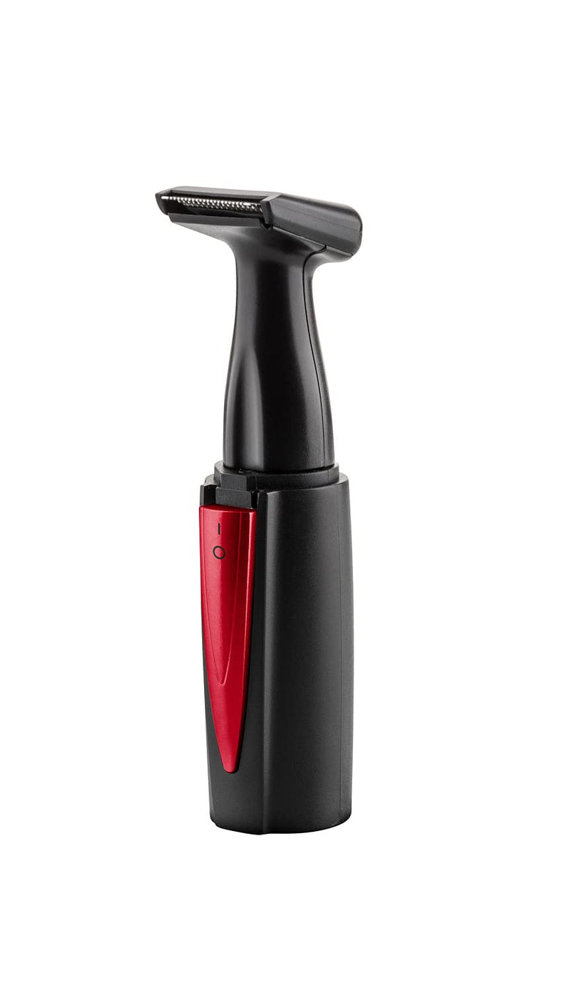 ETA nose hair trimmer Luis - 3 attachments, 1x AA, black/red - NewNest Australia