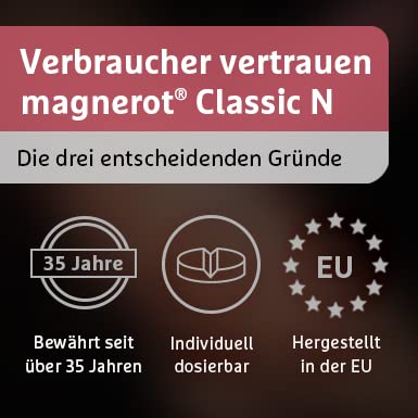 magnerot CLASSIC N tablets with magnesium orotate: for magnesium deficiency, can be dosed individually, suitable for pregnant women and nursing mothers, 200 pieces 200 pieces (pack of 1) - NewNest Australia