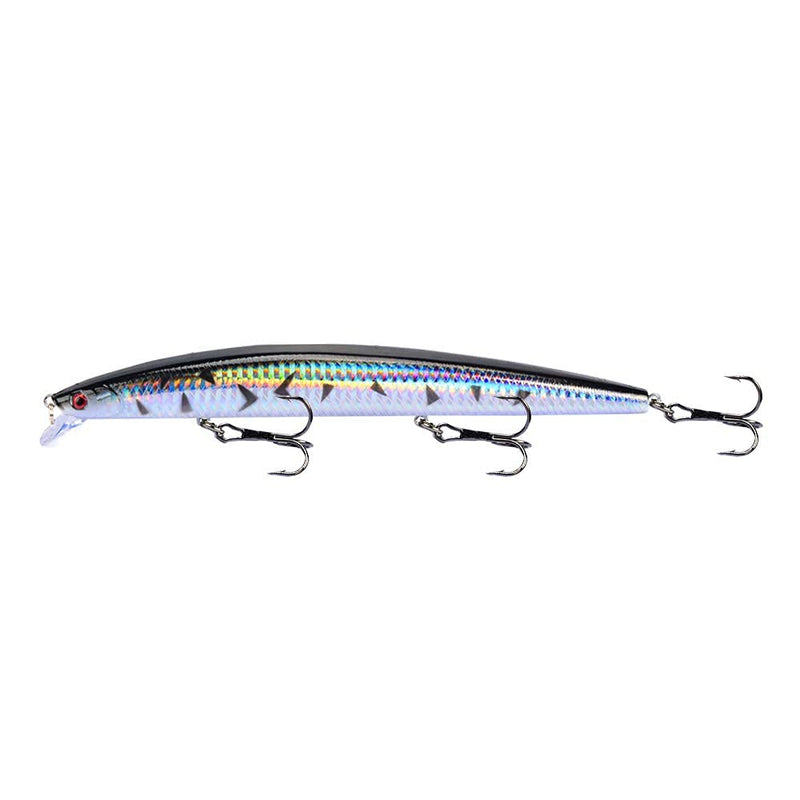 LINGYUE Fishing Lures Minnow VIB Popper Hard Bait Lures with Treble Hook Lifelike 3D Fishing Eyes Swimbait Crankbait Deep/Shallow Divers Fish Tackle Kits Y139-gary - NewNest Australia