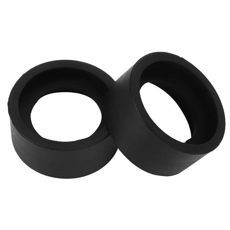 2PCS Eyepiece Cover Eyepiece Guard Soft Rubber 36mm Stereo Microscope Accessory for 32-36mm Stereo Microscope(Oblique Angle) - NewNest Australia