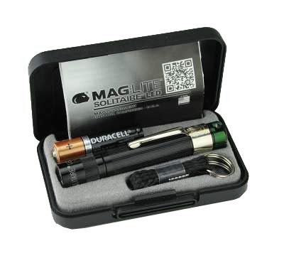 Maglite, Solitaire Spectrum Series LED Flashlight, AAA, Black Body, Green LED Light - NewNest Australia