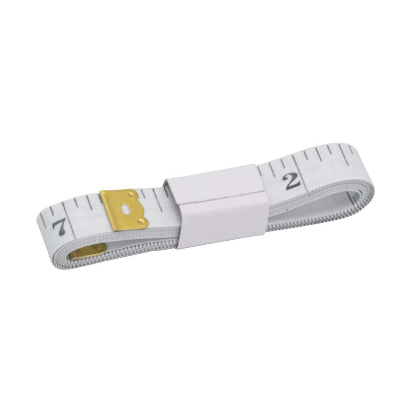 White 70-Yards Length 1/4" Width Braided Elastic Cord/Elastic Band/Elastic Rope/Bungee/White Heavy Stretch Knit Elastic Spool with Free Tape Measure - NewNest Australia
