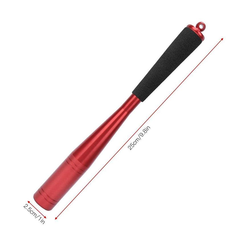 Simlug 25mm Fishing Priest, Portable Diameter Fishing Bat Aluminium Alloy Head with Foam Handle Fishing Bat Fish Priest for Fishing Lover Sea/Fresh Fishing Fishing Tackle(Red) - NewNest Australia