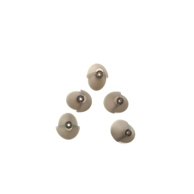 GN Resound Sure Fit Hearing Aid Standard Receiver Tulip Domes Dark Gray Split Ear Rub Piece Comfortable BTE Hearing Amplifier PSAP Kit Ear Tips Invisible, Perfect for Open Air (Open fit)(5 pcs) 5 Count (Pack of 1) - NewNest Australia