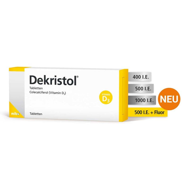 DEKRISTOL Fluor 500 IU/0.25 mg tablets 90 pcs - NewNest Australia