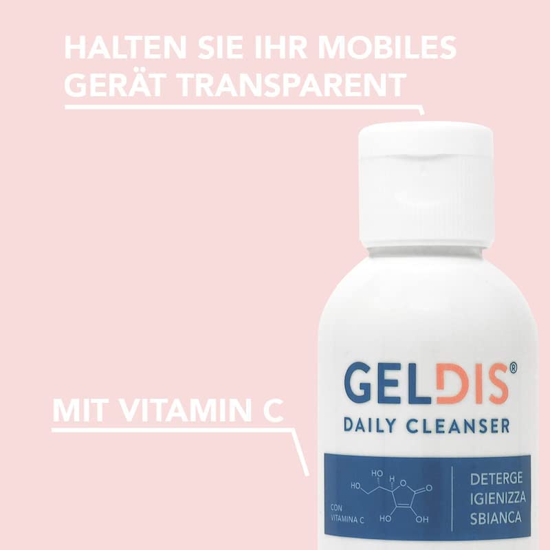Geldis Daily Cleanser - Braces Cleaner, Denture Cleaner, Dental Splint Cleaning, Daily Cleaning Gel For The Hygiene Of - Transparent Masks, Braces (100 Ml - 1 Piece) 100 Ml - 1 Piece - NewNest Australia