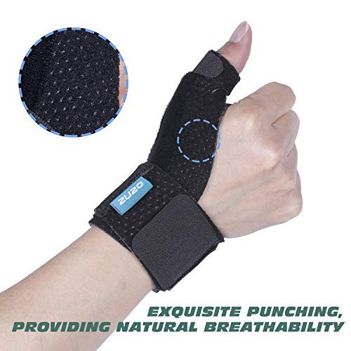 2U2O Compression Reversible Thumb & Wrist Stabilizer Splint(Improved Version) for BlackBerry Thumb, Trigger Finger, Pain Relief, Arthritis, Tendonitis, Sprained, Carpal Tunnel, Stable, S-M S/M - NewNest Australia