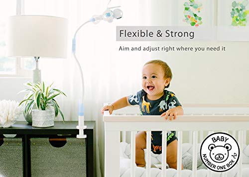 FlexxiCam | Universal Baby Monitor Holder with Strap | Flexible Baby Camera Mount Shelf | No Drilling | A Safer Monitor Stand for Your Baby - NewNest Australia