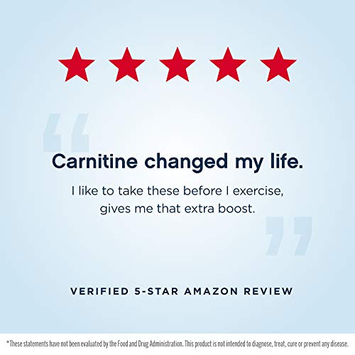 Jarrow Formulas Acetyl L-Carnitine 500 mg - 120 Veggie Caps - Antioxidant Protection for the Brain - Supports Energy Production & Metabolism - Heart & Cardiovascular Health - Up to 120 Servings 120 Count (Pack of 1) - NewNest Australia