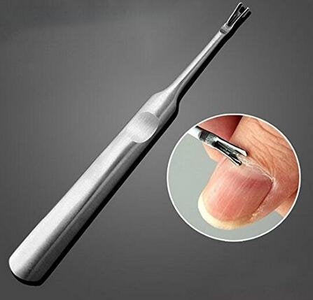 Professional Stainless Steel Cuticle Pusher Trimmer Hangnails Nails Cleaner Scissors Remover Nipper Clipper/Nail Art Manicure Tool for Adult - NewNest Australia