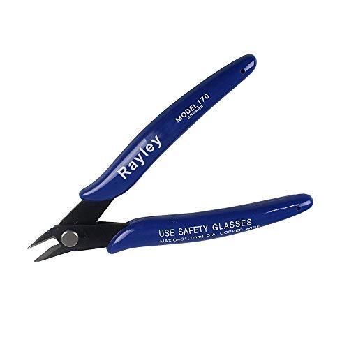 Rayley Electrical Cutting Plier Wire Cable Cutter Side Snips Flush Pliers Tool 170 Flush Cutter Internal Spring Cutting Pliers Small Wire Cutters Running pliers - NewNest Australia