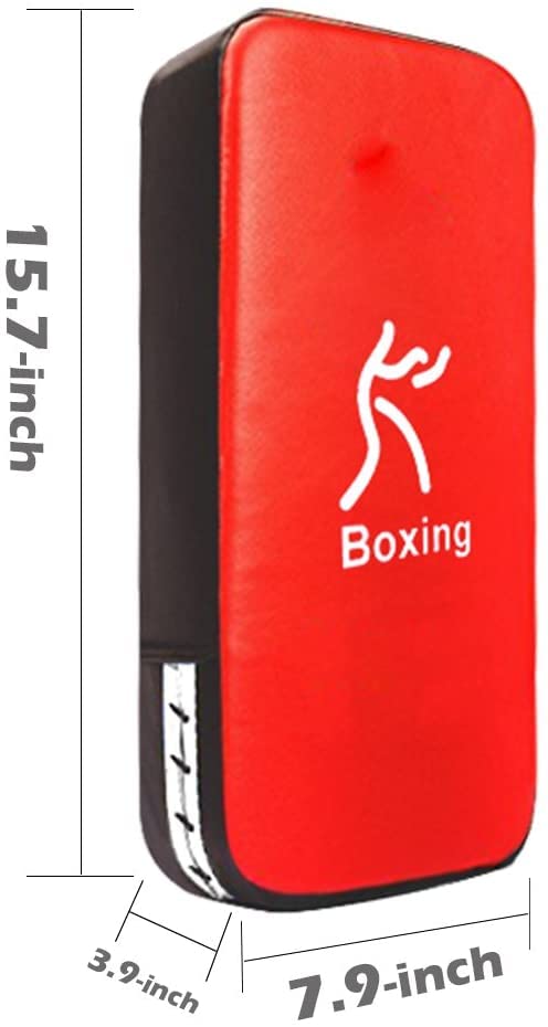 TigerBoss One Karate Taekwondo Boxing Kick Punch Adjustable Soft Shield Durable Training Pad for Boxing,Training and Protecting Your Palm and Wrist Red - NewNest Australia