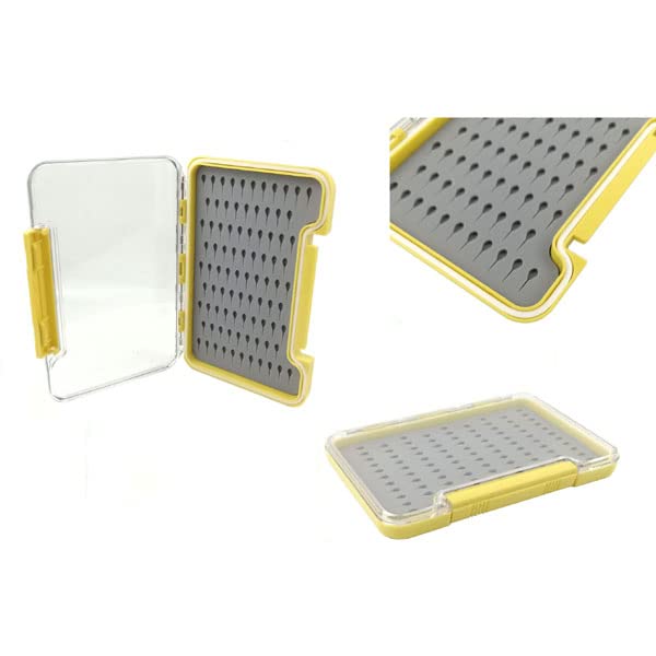 Aventik Fly Fishing Boxes Silicone Super Slim Fishing Storage Fishing Tackle Case Waterproof Best Pocket Sizes (1pcs-g048LT) 1pcs-g048LT - NewNest Australia