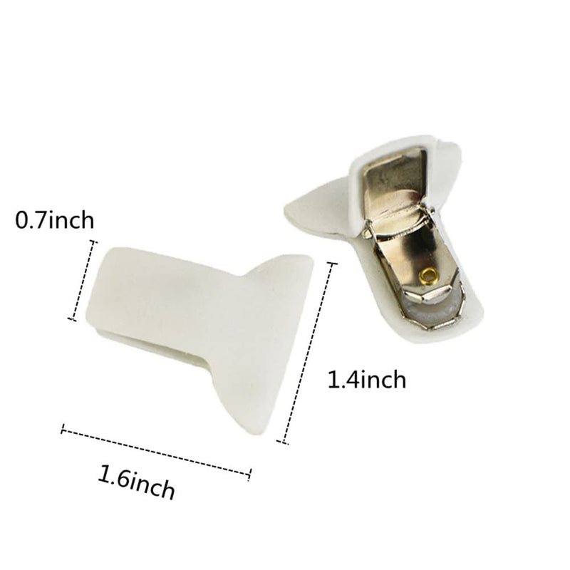 Vanknono 20 Pack Padded Duvet Clips Comforter Clips, Bedding Accessories Blanket Fasteners for Preventing Comforters from Shifting Inside Duvet Cover - NewNest Australia