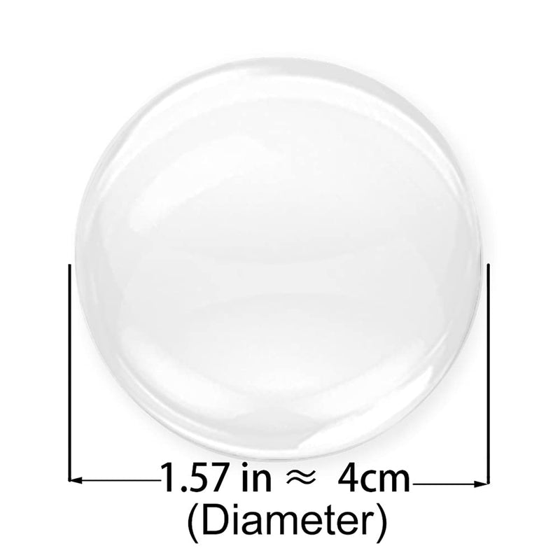 Xfenvs Door Knob Wall Shield, 12PCS Transparent Round Soft Rubber Wall Protector Self Adhesive Door Handle Bumper (Small Round 1.57 Inch, Clear) Small Round 1.57" - NewNest Australia