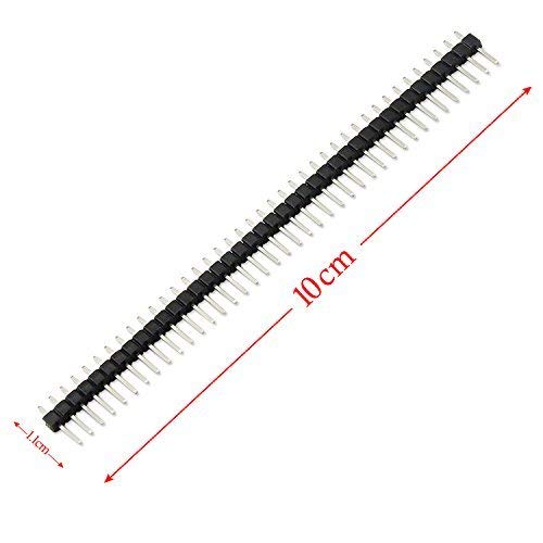 OCR 20PCS 2.54mm Breakaway PCB Board 40Pin Male and Female Header Connector for Arduino Shield Male and Female Header --20PCS - NewNest Australia