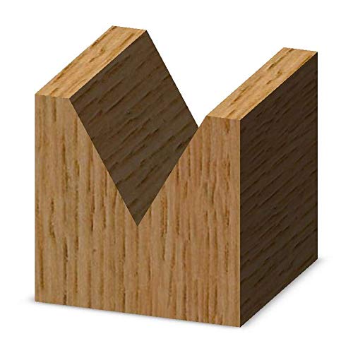 Whiteside Router Bits 1550 V-Groove 60-Degree 1/2-Inch Cutting Diameter and 7/16-Inch Point Length 1-Pack - NewNest Australia