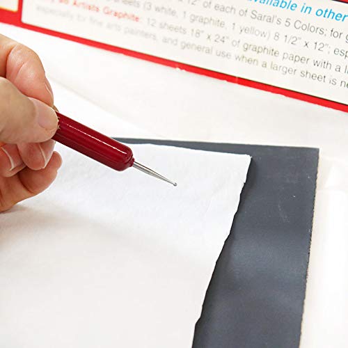 SARAL PAPER SARAL White 12" X12' Wht Transfer Paper, x 12' 12" x 12' - NewNest Australia