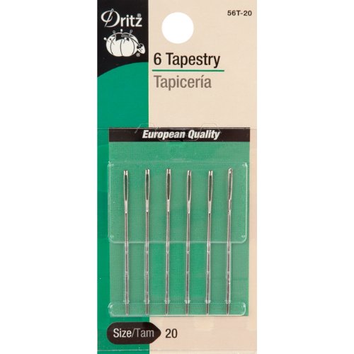 Dritz 56T-16 Tapestry Hand Needles, Size 16 (5-Count) - NewNest Australia