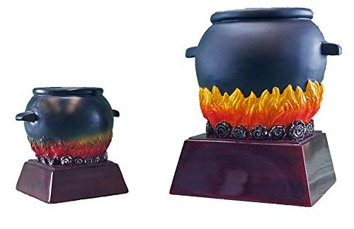 Decade Awards Chili Pot Color Resin Trophy, Small - Chili Cook-Off Award - 4 Inch Tall - Engraved Plate on Request - NewNest Australia