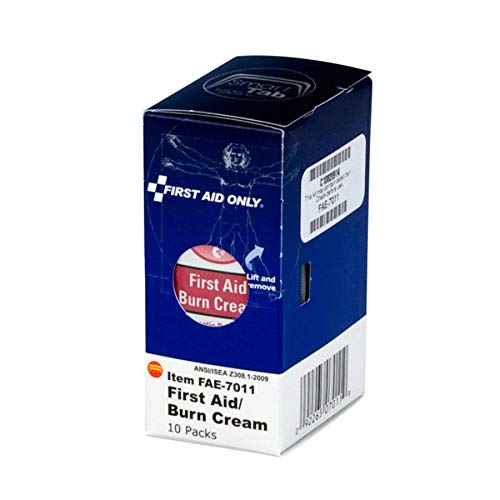 First Aid Only FAE-7011 SmartCompliance Refill Burn Cream, White, 10 Count, 1/32 oz. (.9 g) - NewNest Australia