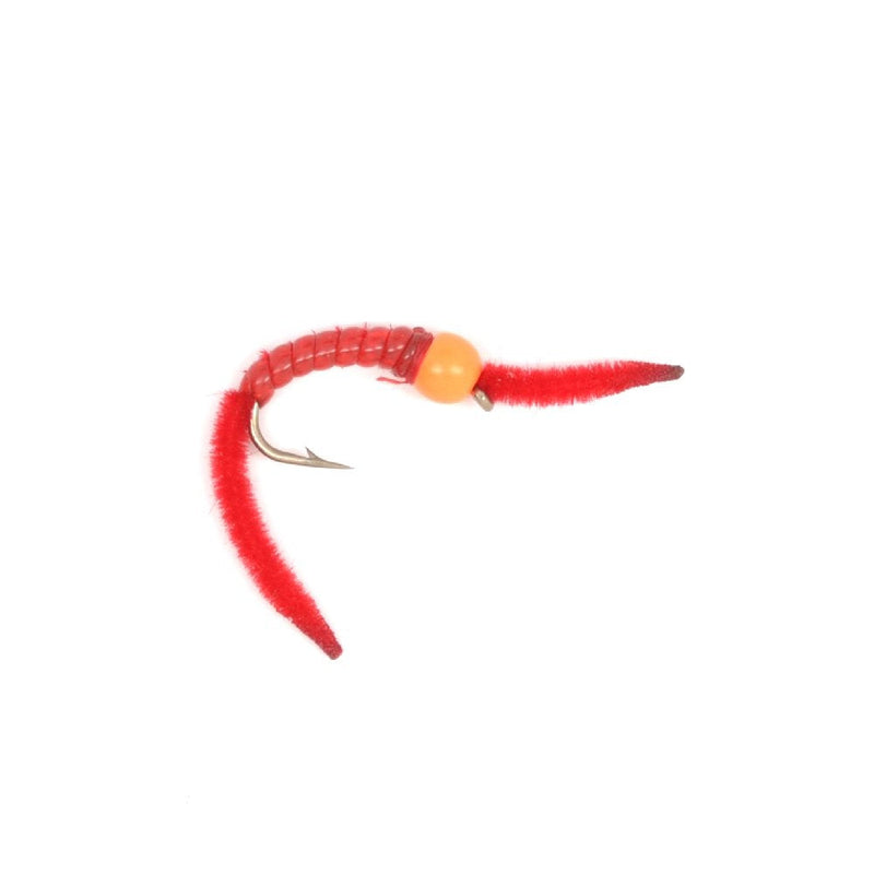 The Fly Fishing Place Trout Fly Assortment - San Juan Worm Power Bead 1 Dozen Wet Nymph Fly Fishing Flies - Hook Size 14-3 Each of 4 Patterns - NewNest Australia