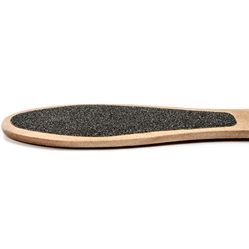 2 Sided Wooden Foot File - Dry, Dead Skin Exfoliator, Sander, & Scrubber Tool for Feet and Heel - Men & Women - NewNest Australia