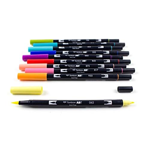 Tombow Pen Retro Dual Brush Markers, 10-Pack, 10 Piece - NewNest Australia