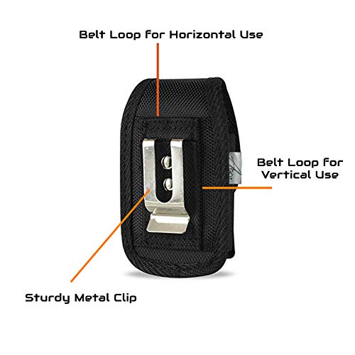 AGOZ Rugged Insulin Pump Belt Case, CGM Device, Glucose Meter, Inhaler Case, Belt Clip Pouch with Belt Loops, Vertical Protective Cover Insulin Pump Holder - NewNest Australia
