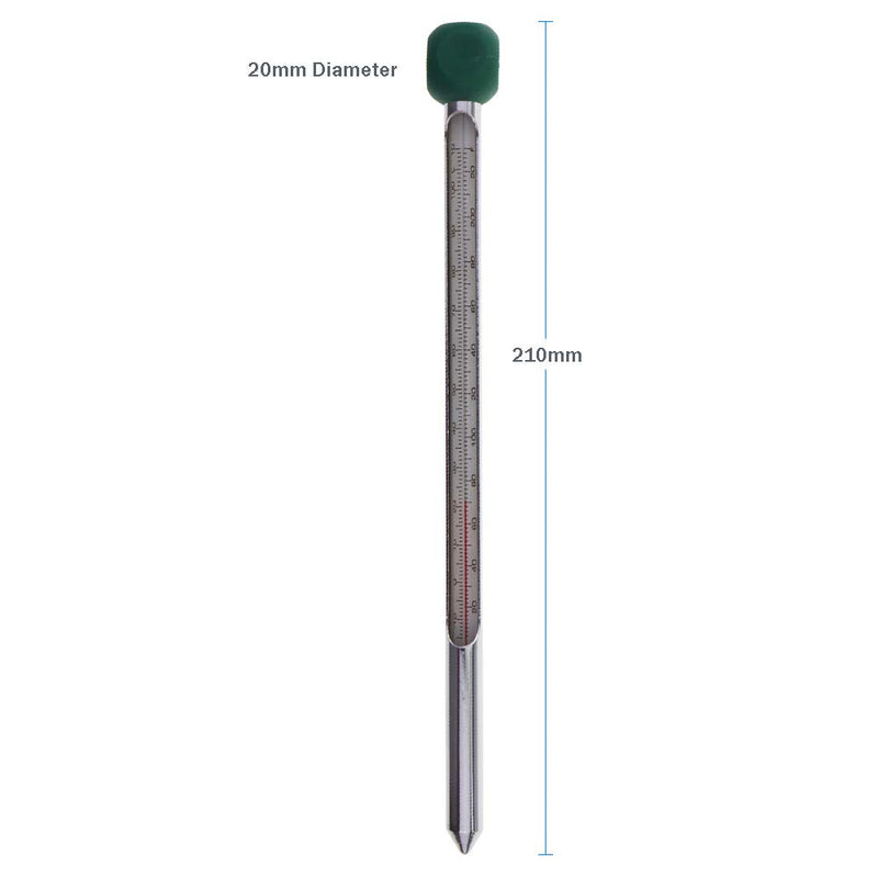 Soil Thermometer 210mm Aluminium - Monitor Soil Temperature Prior To Planting - NewNest Australia