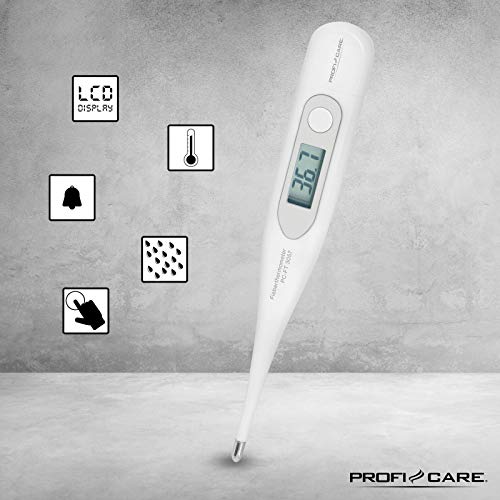 ProfiCare® fever thermometer for babies, toddlers & adults, forehead thermometer also suitable as a surface thermometer, quick measurement results with 3-color fever light - PC-FT 3057 - NewNest Australia