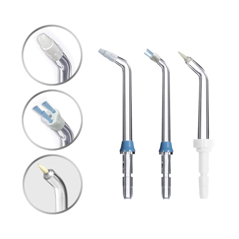 Jerilla 6 Piece Oral Irrigator Nozzle Set Replacement Nozzle Tips Compatible with Waterpik Water Flosser WP-100 WP-250 WP-450 WP-560 WP-660 WP-811 WP-900 WP-940 - NewNest Australia