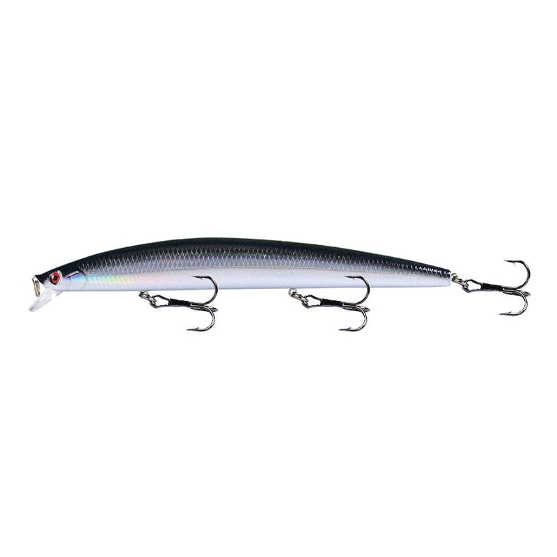 LINGYUE Fishing Lures Minnow VIB Popper Hard Bait Lures with Treble Hook Lifelike 3D Fishing Eyes Swimbait Crankbait Deep/Shallow Divers Fish Tackle Kits Y139-gary - NewNest Australia