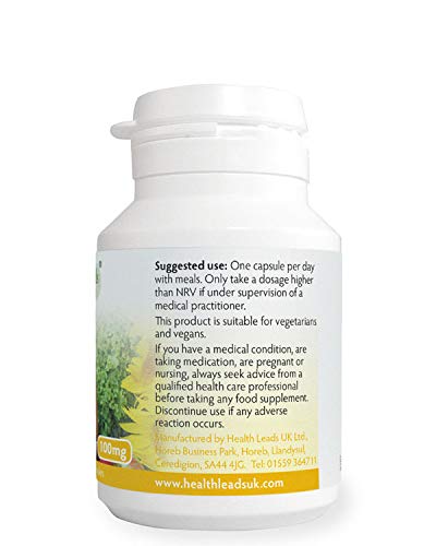 Vitamin B1 100mg x 90 Capsules, Magnesium Stearate Free & No Nasties, Easy to Swallow Small Capsules, Thiamine contributes to Healthy Metabolism and Healthy Heart Function, Made in Wales - NewNest Australia