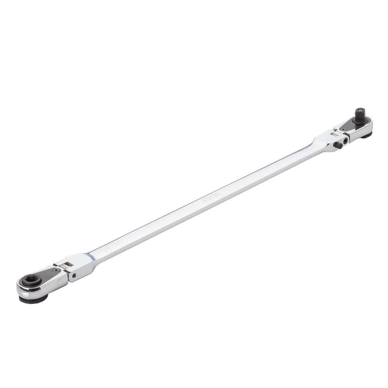 EZRED 4S12L Silver Combination Stick Flexible Dual Ratchet with 1/4" Square Drive & Magnetic Bit Drive Flexible Stick - NewNest Australia