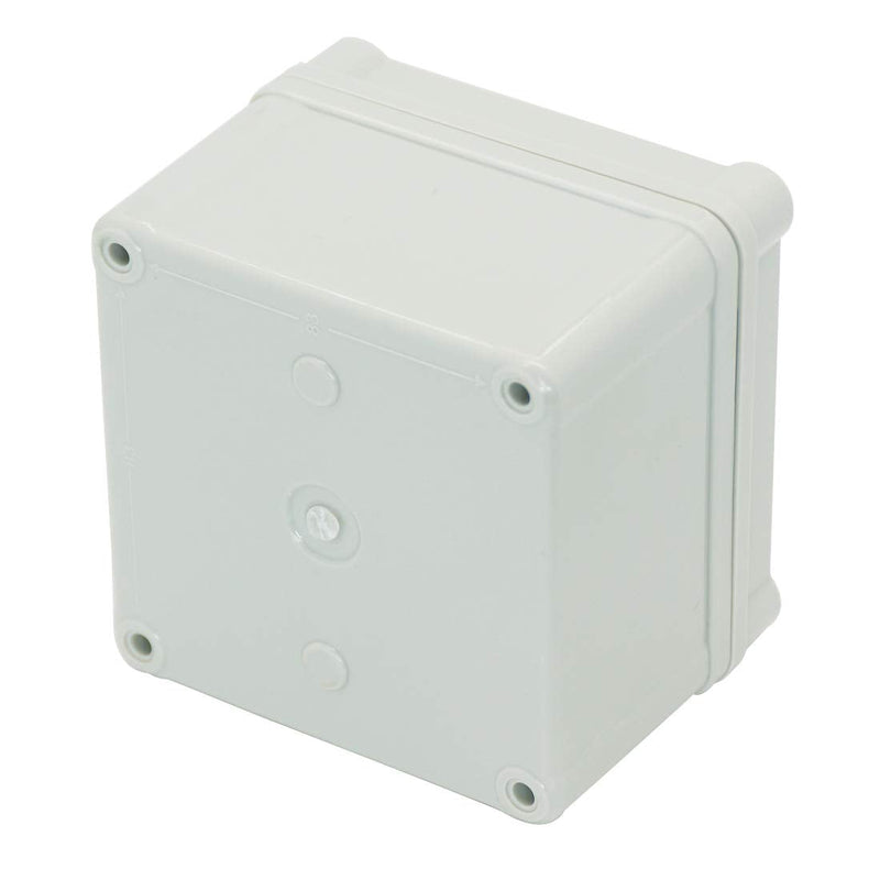 Zulkit Junction Box ABS Plastic Dustproof Waterproof IP67 Junction Boxes Universal Electrical Project Enclosure Durable DIY Electronic Project Box Grey 3.94 x 3.94 x 2.95 inch (100 x 100 x 75 mm) 3.94" x 3.94" x 2.95" - NewNest Australia