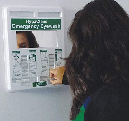 Hypaclens 20 ml Empty Eye Wash Dispenser with Mirror 35 x 29 cm - NewNest Australia