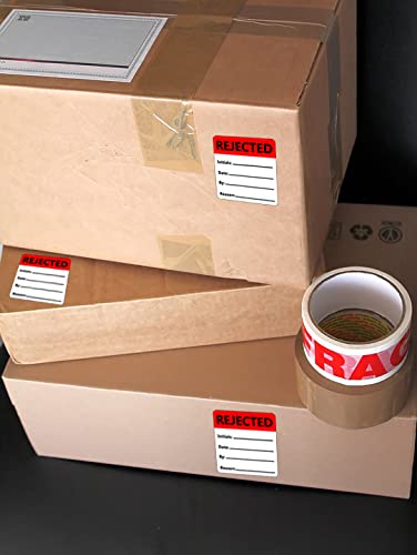 Top Label Rejected Labels,Inventory Rejected Stickers for Quality Control Check Tested,1.8x2Inch,500Pcs Red - NewNest Australia