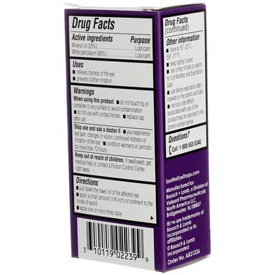 Bausch + Lomb Soothe Lubricant Eye Ointment Night Time - 0.13 oz, Pack of 6 - NewNest Australia