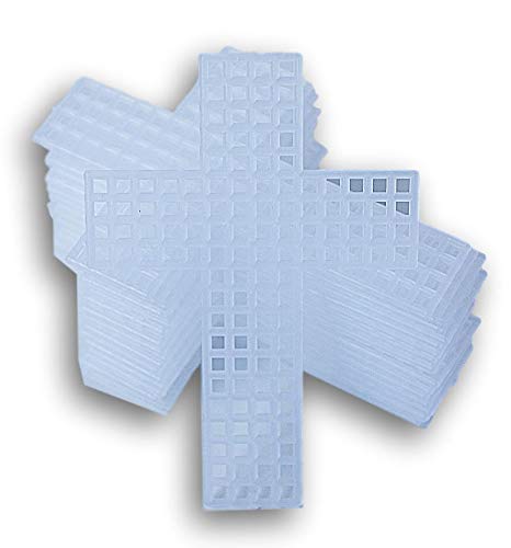 Plastic Embroidery Canvas Cross Shape - 3'' - 20pc - NewNest Australia