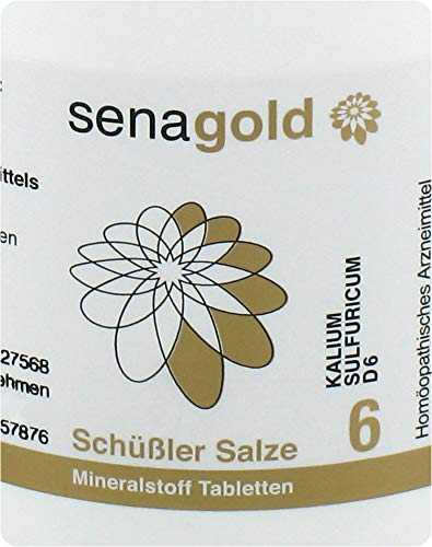 Schuessler Salt No. 6 - Kalium sulfuricum D6-1000 tablets, gluten-free - NewNest Australia